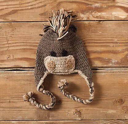 Crochet earflap hat (Domestic animals)