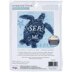 Dimensions Sea Turtle Counted Cross Stitch Kit - 6in x 6in
