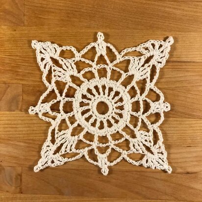 Square Lace Doily Coaster