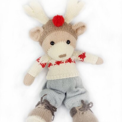 Noel The Christmas Bear - knitting pattern