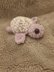 Crochet turtle, soft fluffy turtle