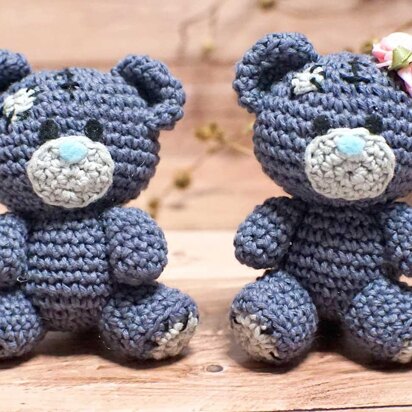 Tatty teddy bear amigurumi crochet doll pattern
