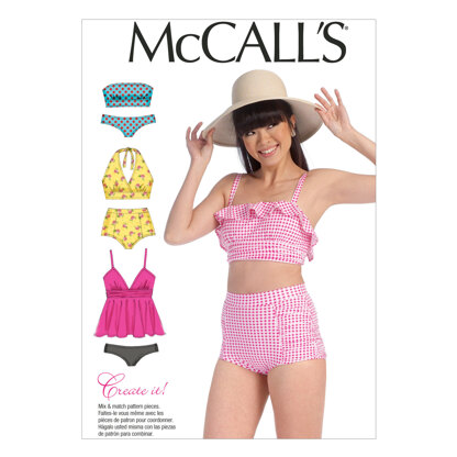 McCall's Misses' Swimsuits M7168 - Sewing Pattern