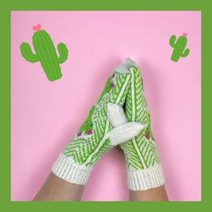 Cactus mittens