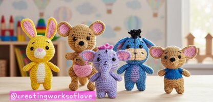Mini Mom Kangaroo Amigurumi