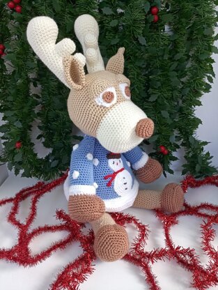 Reindeer Crochet pattern Donner