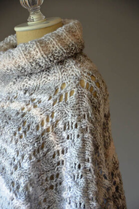 Stonefall Poncho in Universal Yarn Major - Downloadable PDF