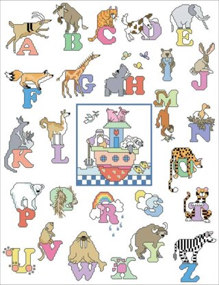 Noah's Ark Alphabet - PDF