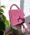 Crochet handbag with lining, Shoulder crossbody bag