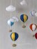 Air Balloons Baby Mobile with clouds