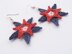 USA star Earrings