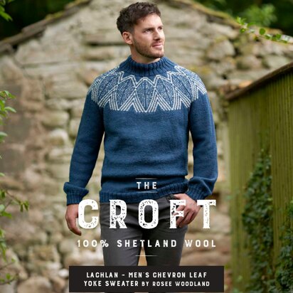 Lachlan Yoke Sweater in West Yorkshire Spinners The Croft DK - DBP0052 - Downloadable PDF