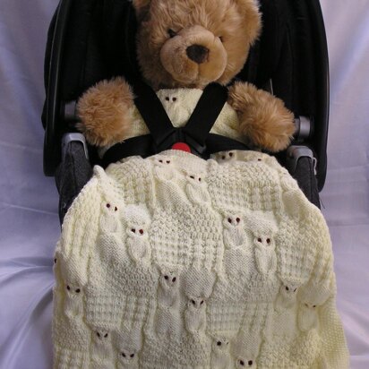 Wise Owl Blanket for Car-seat, Stroller and Pram