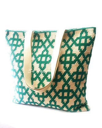 The Jade Tapestry Crochet Tote