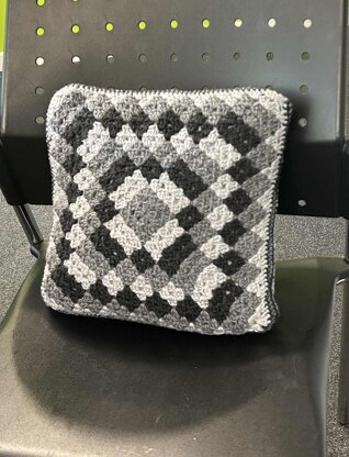 Granny Square Pillow