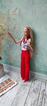 PDF Crochet pattern - Barbie pants