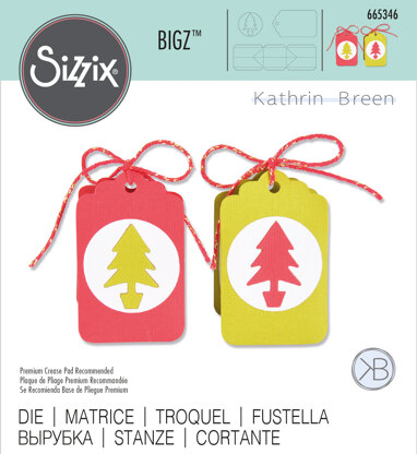 Sizzix Bigz Die - Box, Gift Tag by Kath Breen