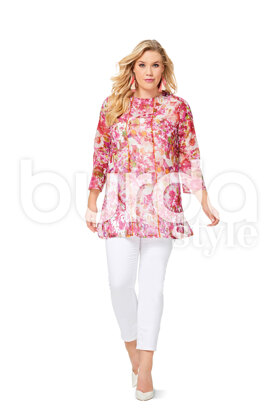 Burda Style Women's Blouse B6552 - Paper Pattern, Size 20-34