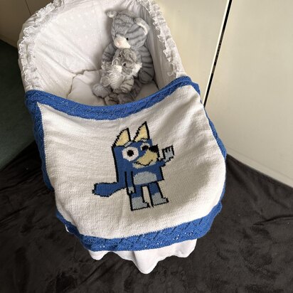 Bluey Heeler Baby Blanket