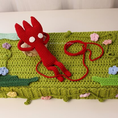 Three-Horned Yarn Spirit – Crochet Fanart Pattern (Digital PDF)