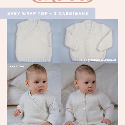 101 Baby 4ply Wrap Top & Cardigan