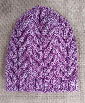 Heart Cable Hat