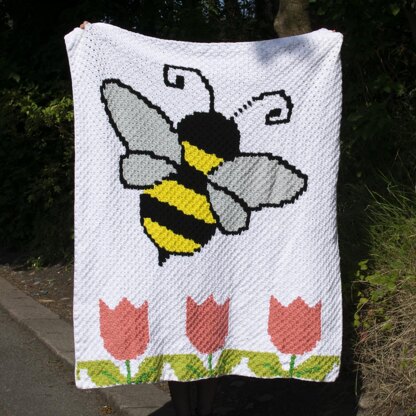 Bee afghan