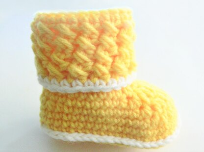 Baby Cuff Booties Girls Boys