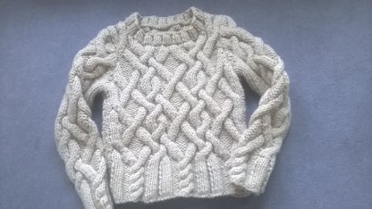 Big chunky cable jumper