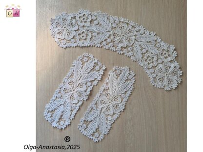 Irish Lace Collar & Cuffs