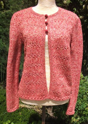 Eyelet & Bobble Cardigan