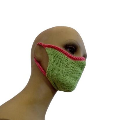 Face mask knitting pattern