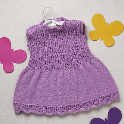 1120 Rivulet - Dress Knitting Pattern for Kids in Valley Yarns Valley Superwash Sport