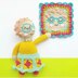 Nancy. Granny Square Doll