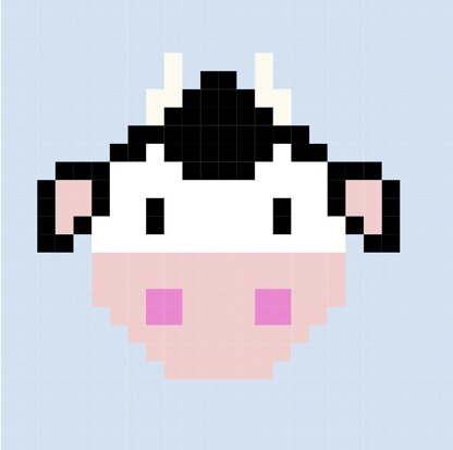 Mr. Bull C2C Cow Graphan Blanket Square