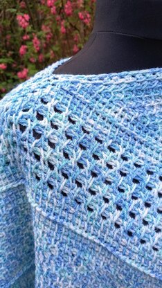 Cornflower Sky Poncho