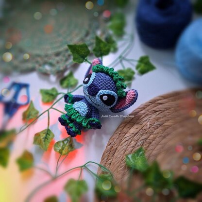 Lilo & Stitch (hawaiian clothing) amigurumi pattern