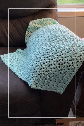 Easy Drunken Granny Crochet Baby Blanket