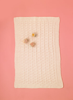 Criss Cross Set - Free Knitting Pattern for Babies in Paintbox Yarns Baby DK - Free Downloadable PDF