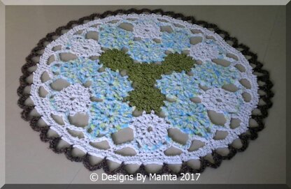 Crochet Doily Rug Pattern Earth Mandala