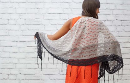Little Waves Shawl in Red Heart It's A Wrap - LM55841 - Downloadable PDF