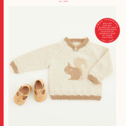 Sirdar 5428 Squirrel Sweater in Snuggly DK & Bunny PDF