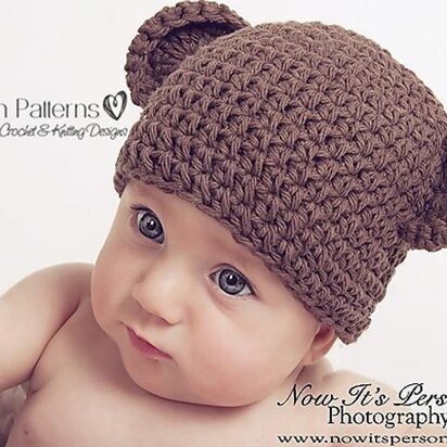 Baby Monkey Beanie Hat Crochet Pattern 106