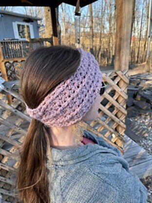 Rib Twist Ponytail Ear Warmers