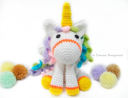 Crochet pattern little unicorn