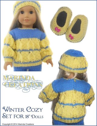 Winter Cozy Knit for AG and 18'' Dolls