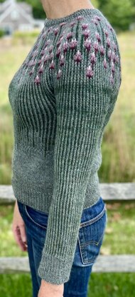 Striped Thistle Pullover