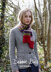 "Fiona Scarf" - Scarf Knitting Pattern For Women in Debbie Bliss Aymara - DB212