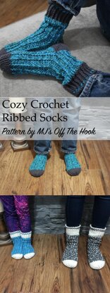 Itty-Bitty Ribbed Slipper Socks