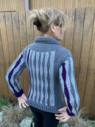 Vertical Waves Sweater
